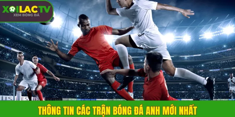 Thông tin các trận bóng đá Anh mới nhất
