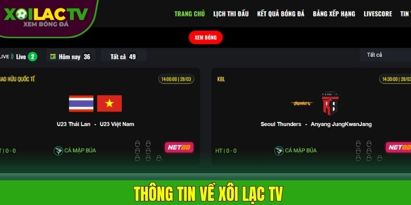về xôi lạc tv trực tiếp bóng đá