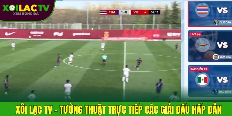 xoilactv trực tiếp bóng đá